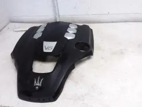 351.ma1w18 Maserati 2018 Levante 3.0l Black And Silver Plastic Engine Cover
