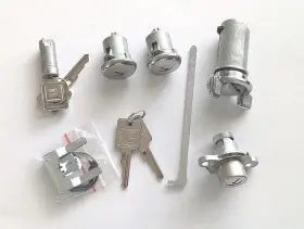 Py367 Max Performance Ignition-doors-glove Box And Trunk Lock Set Fits Pontiac Firebird 1969