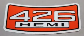 115d-ac109 Mega Parts New 1966-67 Mopar B-body 426 Hemi Air Cleaner Decal
