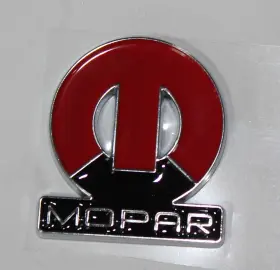 124-emb0004red Mega Parts New Red Mopar M Emblem