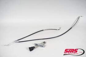 Mercedes-benz 1079100074 72-89 R107 450sl 560sl Seat Release Pull Cable With Handle Lever Oem
