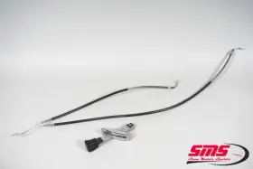 1079100074 Mercedes-benz 72-89 R107 450sl 560sl Seat Release Pull Cable With Handle Lever Oem