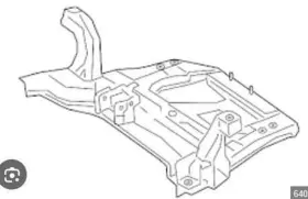 1776207101 Mercedes-benz 19-23 A220 Front Susp Crossm K-frame