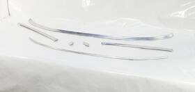 Mercedes-benz 199.mb1u80 1980 450sl Oem Set Chrome Windshield Trims