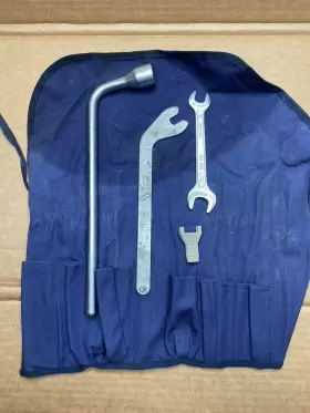 2088990080 Mercedes Benz Tool Kit Set Roll Blue Bag Pouch Slk Clk Sl R230 Oem