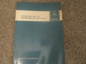 6510105313 Mercedes-benz Introduction Service Manual 190e 300e 300d 420sel 560sl Sec 1987