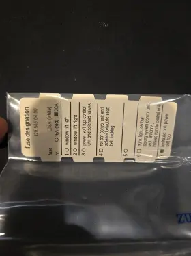 A1295450400 Mercedes-benz 2 Oem R129 Sl Fuse Designation Strip - X