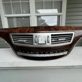 A2216803871 Mercedes Benz 07 W221 S63 S550 Center Dash Heater Switch Control Panel Assembly Oem
