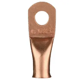 Cur238 Metra Electronics/heise Install Bay - 3/8 Inch 2 Gauge Uninsulated Copper Ring Terminals