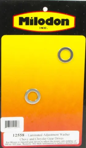 12558 Milodon Laminated Shim Washer For Gear Drive Parts