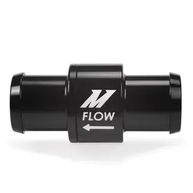 Mmft-chkvlv-34 Mishimoto For One-way Check Valve 3/4in Aluminum Fitting - Black