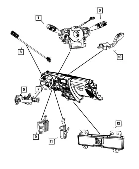 04602507ag Mopar Genuine Pod Switch
