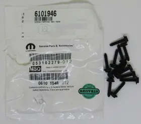 0610-1946 Mopar New Genuine Parts Oem Screw Lot Of 12 Part No. 0610 1946
