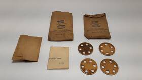Mopar 1238393 1942-1950 Chrysler Desoto Plymouth Spring Leaf Disc Package Set Of 4 Nos