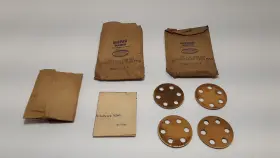 1238393 Mopar 1942-1950 Chrysler Desoto Plymouth Spring Leaf Disc Package Set Of 4 Nos