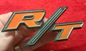 2898931 Mopar Dodge 1969 Charger R/t Headlight Door Grille Emblem P/n