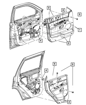 68024244aa Mopar Genuine Switch Bezel Left