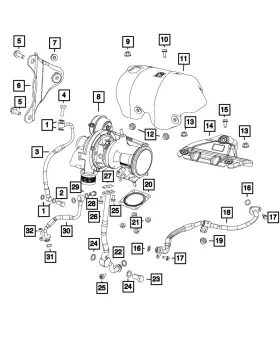 68152212aa Mopar Genuine Banjo Bolt