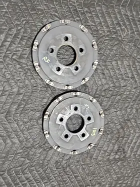 68184587ab Mopar 15 - 21 Dodge Charger Srt Hellcat Oem Brembo Front 2 Piece Brake Rotors Hats