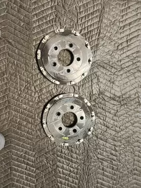 68184587ae Mopar 15 - 23 Dodge Charger Srt Hellcat Oem Brembo Front 2 Piece Brake Rotors Hats