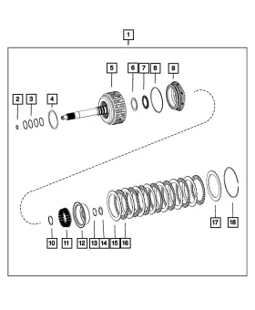 68253814aa Mopar Genuine Bearing Races
