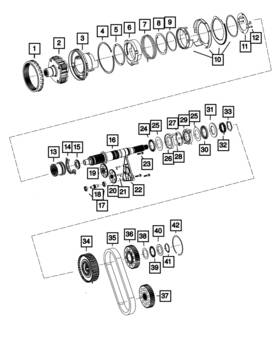 Mopar 68402309aa Genuine Bearings