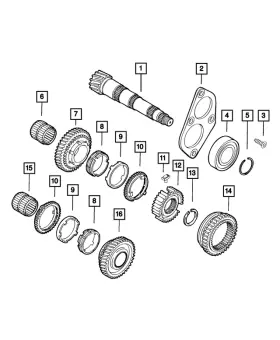 68550410aa Mopar Genuine Transmission Rear Case