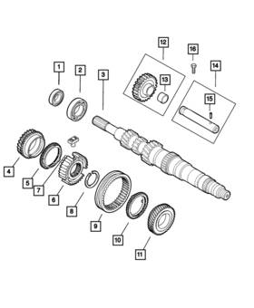 Mopar 68582005aa Genuine Ball Bearing