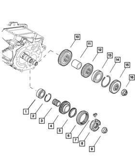 Mopar 68595882aa Genuine Ball Bearing