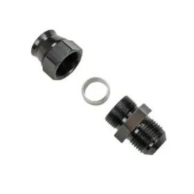 Moroso 084663653520 65352 10 An Male To 5/8 In Tubing Aluminum Fitting Black Anodized