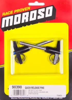 90390 Moroso Quick Release Pins Fits 2 1/4 X 1-1/2