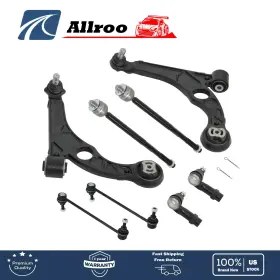 Es801128 Munirater 2013 - 2016 For Dodge Dart Front Lower Control Arms Tierods Sway Bars 8pcs