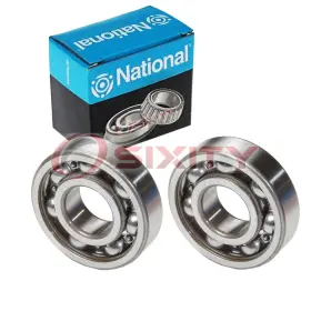 C259 National 14-19 2 Pc Rear Axle Differential Bearings For 1986-1987 Honda Wagovan Ah