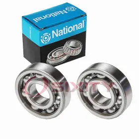 Sx-0jap National 2 Pc Front Outer Wheel Bearings For 1985-1989 Subaru Rx Axle Ct