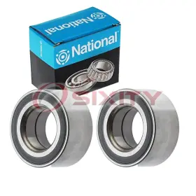 Sx-av43 National 2 Pc Rear Wheel Bearings For 2009-2013 Bmw 335i Xdrive 3.0l L6 Axle Vo