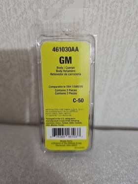 Needa Parts 465170 Gm Body Retainers 2 Black Push Type In Each Pack For #461030aa