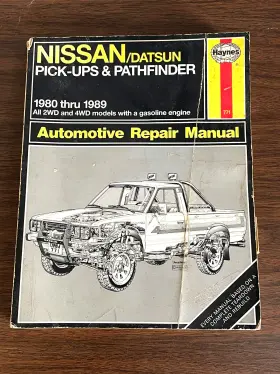 Nissan 038345007712 Repair Manual Haynes 771 Datsun Pick-ups Pathfinder 1980-1988 All 4wd 2wd