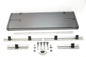231.da1524 Nissan 22-24 Frontier Pro-x Convenience Package Bed Rail System With Folding Cover