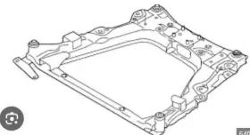 544005sa1a Nissan 2018-2019 Leaf Front Susp Crossm K-frame