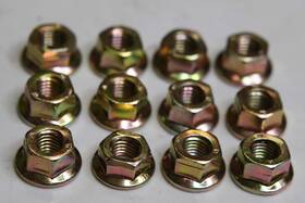 Oem 900.380.005.09 95-98 Porsche 993 M8 Hexagon Washer Nut X12 90038000509 H2