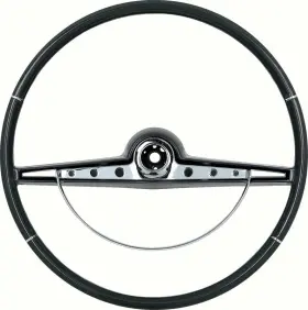 769968 Oer 1963 Impala Steering Wheel With Horn Ring Standard And Ss Black