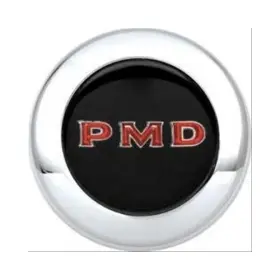 9792996 Oer 4 Center Cap Snap-on Flat Chrome Steel P.m.d. Logo Set Of