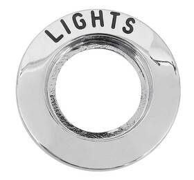 Oer Authorized 10852b 1964-67 Mustang Falcon Ranchero Headlamp Switch Bezel Chrome Die-cast