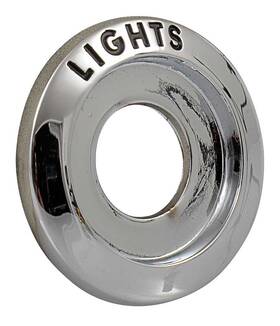 Oer Authorized 10852f 1967-68 Mustang Cougar Headlight Switch Bezel Die-cast