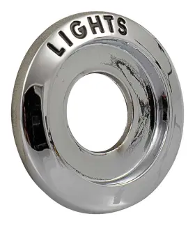 10852f Oer Authorized 1967-68 Mustang Cougar Headlight Switch Bezel Die-cast