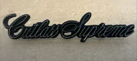 3072544 Oldsmobile 1978-1986 Cutlass Supreme Inside Door Panel Nameplate Fre Sh