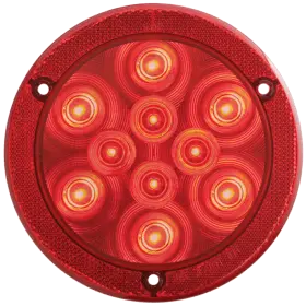 Stl43rbxp Optronics 10 Led S T 4in Reflex Flange Red