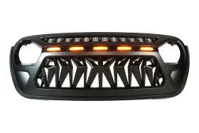 19034 Overtread Borrego Front Grille For 18-23 Jeep Wrangler Jl And Gladiator Jt