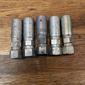 Parker 10655-5-5 Parlex Straight Crimp Hydraulic Hose Fittings - Lot 5
