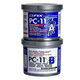 160114 Pc Products Pc-products Pc-11 Epoxy Adhesive Paste Two-part Marine Grade 1lb In Two